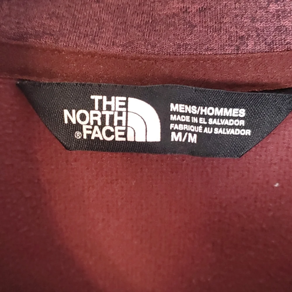 The North Face 1/2 zip fleece men's jacket size M